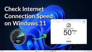 How to Check Internet Connection Speed on Windows 11