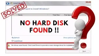 SSD Not Showing Up While Windows Installation (SATA, M.2, RAID). how to fix hard Drive Not Showing