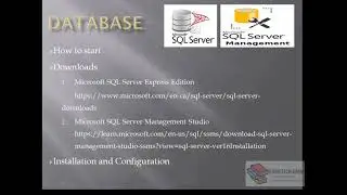 Microsoft SQL Server and Management Studio Installation