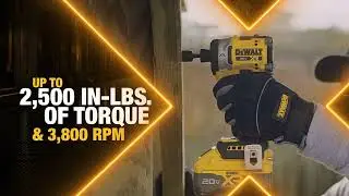 Introducing the Highest Torque 20V MAX* Impact Driver from DEWALT** [DCF860]