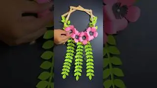 Beautiful Wall hanging craft ideas | Paper craft wall hanging #shorts #viral #diy #youtubeshorts