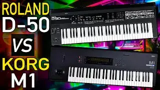 Roland D-50 vs Korg M1 Synthesizers: Battle of the Famous Sounds Presets