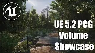 UE5.2 Procedural PCG (Showcase) Garden Walk