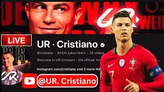 🔴Live: Sub Count of UR Cristiano Ronaldo || CR7 New YouTube Channel Live || UR. Cristinao Live