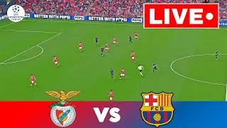 🔴LIVE : Benfica vs Barcelona | Champions League 2024/25