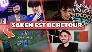 SAKEN EST DE RETOUR, LE DÉBUT DU SOLOQ CHALLENGE - Best Of LoL #763 Réactions