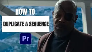 How to Duplicate a Sequence in Premiere Pro 2024