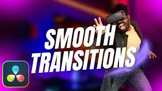 Easy & Smooth Transitions In Fusion Page | Davinci Resolve Tutorial