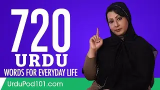 720 Urdu Words for Everyday Life - Basic Vocabulary #36