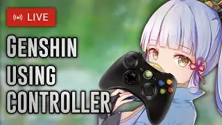 Playing Genshin using controller for the FIRST TIME | Genshin Impact 2.8