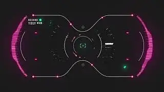 Cyberpunk HUD Camera Recorder for After Effects - After Effects Template Videohive