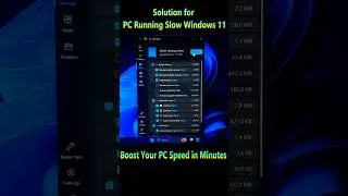 Why is My PC Running So Slow – Boost Your PC Speed in Minutes 💻 