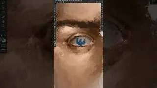 Digital Portrait Painting - THE EYE!! #digitalart #digitalportrait #digitalpainting