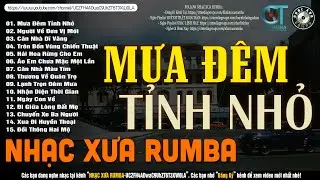 Nhạc Xưa Rumba Hiếm Có Vô Cùng | Lk Nhạc Lính Xưa 1975 Tuyển Chọn Bất Hủ - MƯA ĐÊM TỈNH NHỎ