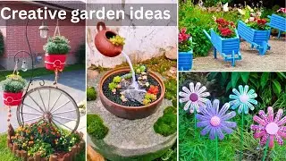 diy garden projects |creative garden ideas |AMAZING DIYs FOR YOUR GARDEN #gardenideas#ashgardenideas