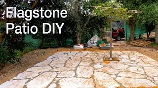 Flagstone Pavers Installation | Private Patio - Part 1