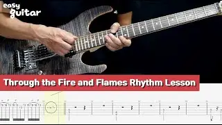 DragonForce - Through the Fire and Flames Guitar Lesson With Tab Part 1/2(Slow Tempo)