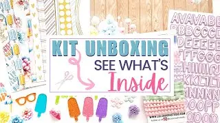 Color Rush Studio Sweet Summer Kit Unboxing & Review | Scrapbook Project Ideas