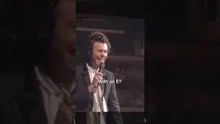 When Harry Styles Couldn't Hear a Fan's Name 😂 #shorts
