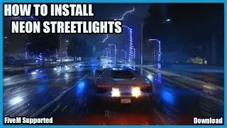 How To Install Christmas LED Streetlights For FiveM | Free Download Neon Streetlights For FiveM GTA