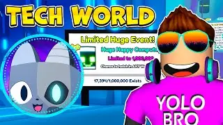 УРА! НОВЫЙ TECH МИР В ОБНОВЛЕНИИ PET SIMULATOR 99 В РОБЛОКС! ROBLOX