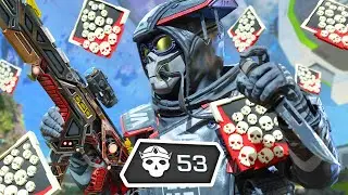 INSANE Bloodhound 53 KILLS and 13,000 Damage Apex Legends Gameplay (Tree Games) Season 22