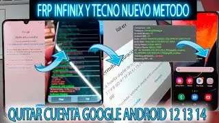 BOOM FRP INFINIX TECNO NUEVO METODO QUITAR CUENTA GOOGLE INFINIX SMART 8 ANDROID 12 13 14