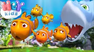 Five Little Fishies 🐠 Counting & Numbers Songs for Toddlers | HeyKids - Nursery Rhymes