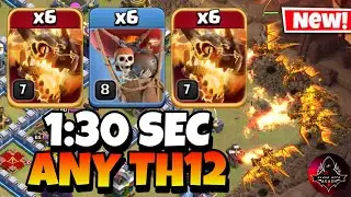 Th12 Zap Super Dragon Attack Strategy (2024) Best Town Hall 12 Super Dragon Army | Clash of Clans