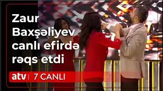 Zaur Baxşəliyev və Günay Baxşəliyeva Vüsalə Əlizadənin canlı efirində rəqs etdilər – 7 Canlı