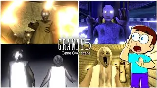 Granny 5 Fan made : Game Over Scene | Shiva and Kanzo Gameplay