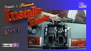 Chrysler Town & Country stereo up grade radio first  Installer Diaries part 1