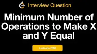 Leetcode 2998: Minimum Number of Operations to Make X and Y Equal | Biweekly Contest