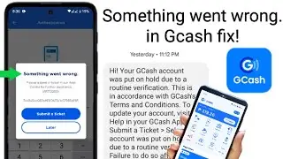 Something went wrong. in Gcash fix! | Gcash account on hold problem solve