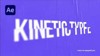 Kinetic Typography Tutorial | Text Animation in After Effects