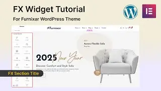 How to Create a Section Title Using the FX Section Title Widget