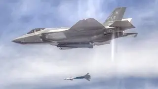 F-35 Laser-Guided Bomb Drop