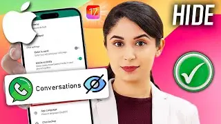 How To Hide WhatsApp Message Conversations on iPhone 2024 | Hide WhatsApp chats ios 17