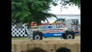 DAF TurboTwin Dakar truck of Jan de Rooy at Goodwood Festival of Speed 2004