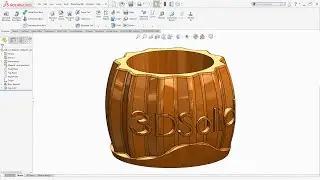 SolidWorks Surface Tutorial | 3D Vase