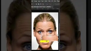 Easy Way To Remove Forehead Wrinkles in Photoshop - Short Photoshop Tutorial 