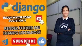 Design Footer using bootstrap5 in Django