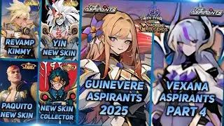 VEXANA NEW SKIN ASPIRANTS, GUINEVERE ASPIRANTS, YIN COLLECTOR, REVAMPED KIMMY - MLBB UPCOMING SKIN