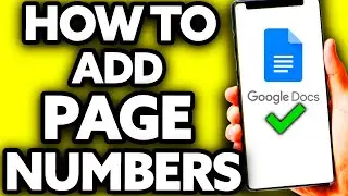 How To Add Page Numbers in Google Docs Starting on Page 2 [EASY Tutorial!]