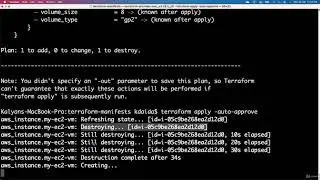 20. Understand Terraform Resource Behavior Destroy and Recreate
