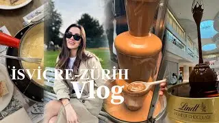 İSVİÇRE - ZÜRİH VLOG 🇨🇭 ⎜ Meşhur peynir fondü , YURTDIŞINDA HESAP  🤑  ÇİKOLATA FABRİKASI 🍫