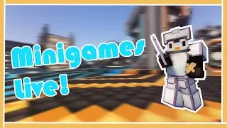 Minecraft minigames Live!🕹️