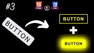 Glowing Button  (part-3) ✅|| HTML CSS only🔥 || developer pani