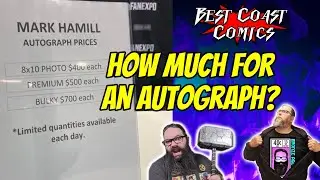 Charging Too Much For An Autograph or Sketch? Who Decides? Best Coast Comics  Ep 12