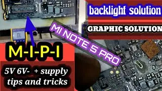 Mi note 5 pro display blue solution//mi_note_5_pro #backlight_solution//graphic solution!